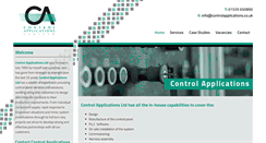 Desktop Screenshot of controlapplications.co.uk